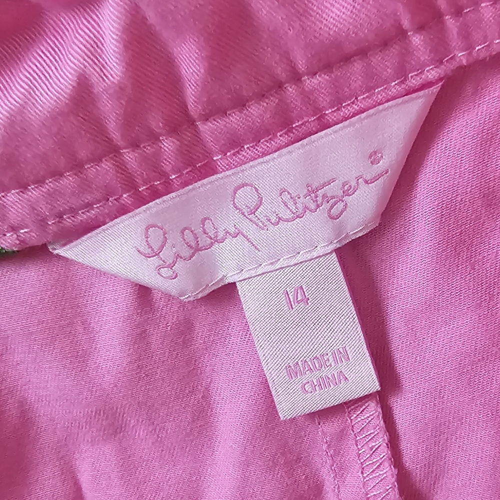 Rare Lilly Pulitzer Alligator Embroidered Skort - Picture 2 of 6